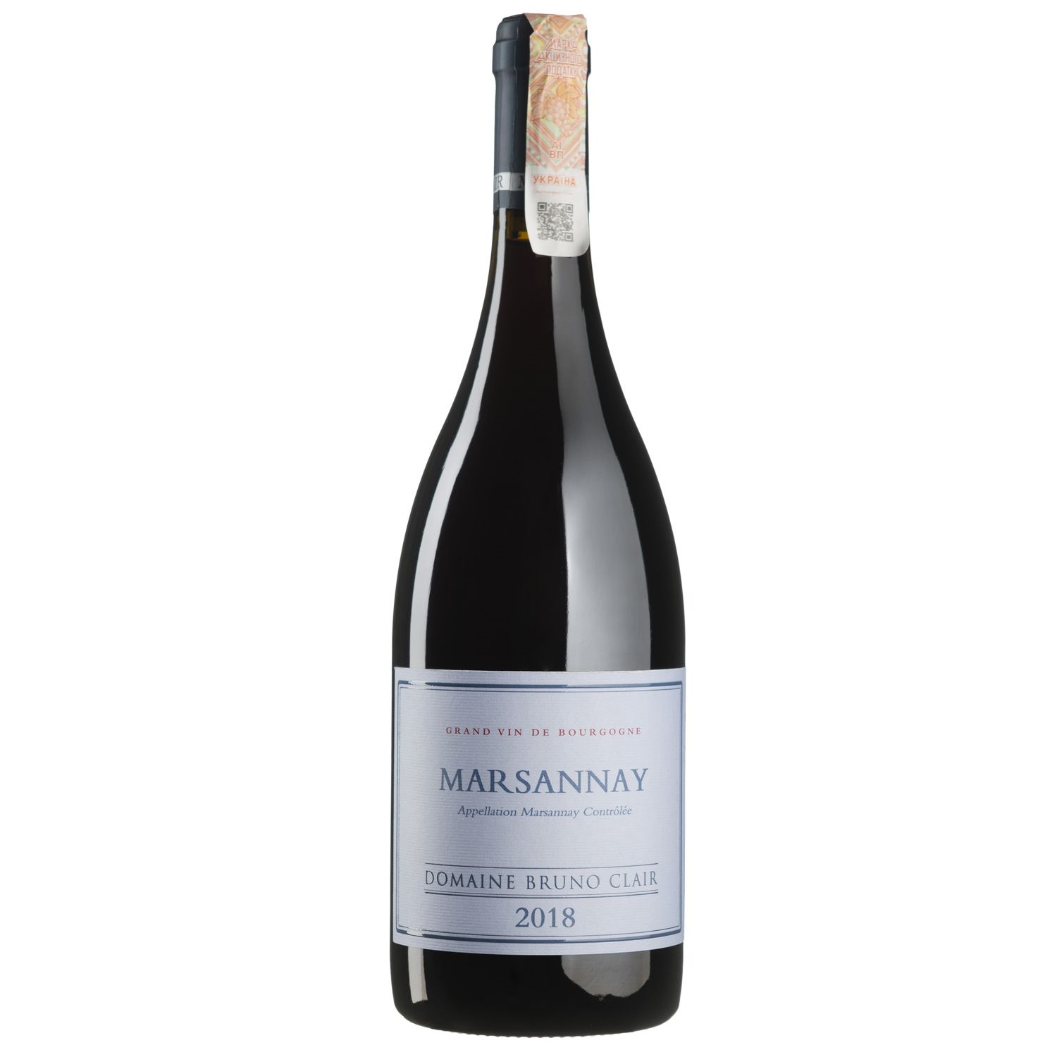 Вино Domaine Bruno Clair Marsannay Rouge 2018, красное, сухое, 0,75 л - фото 1