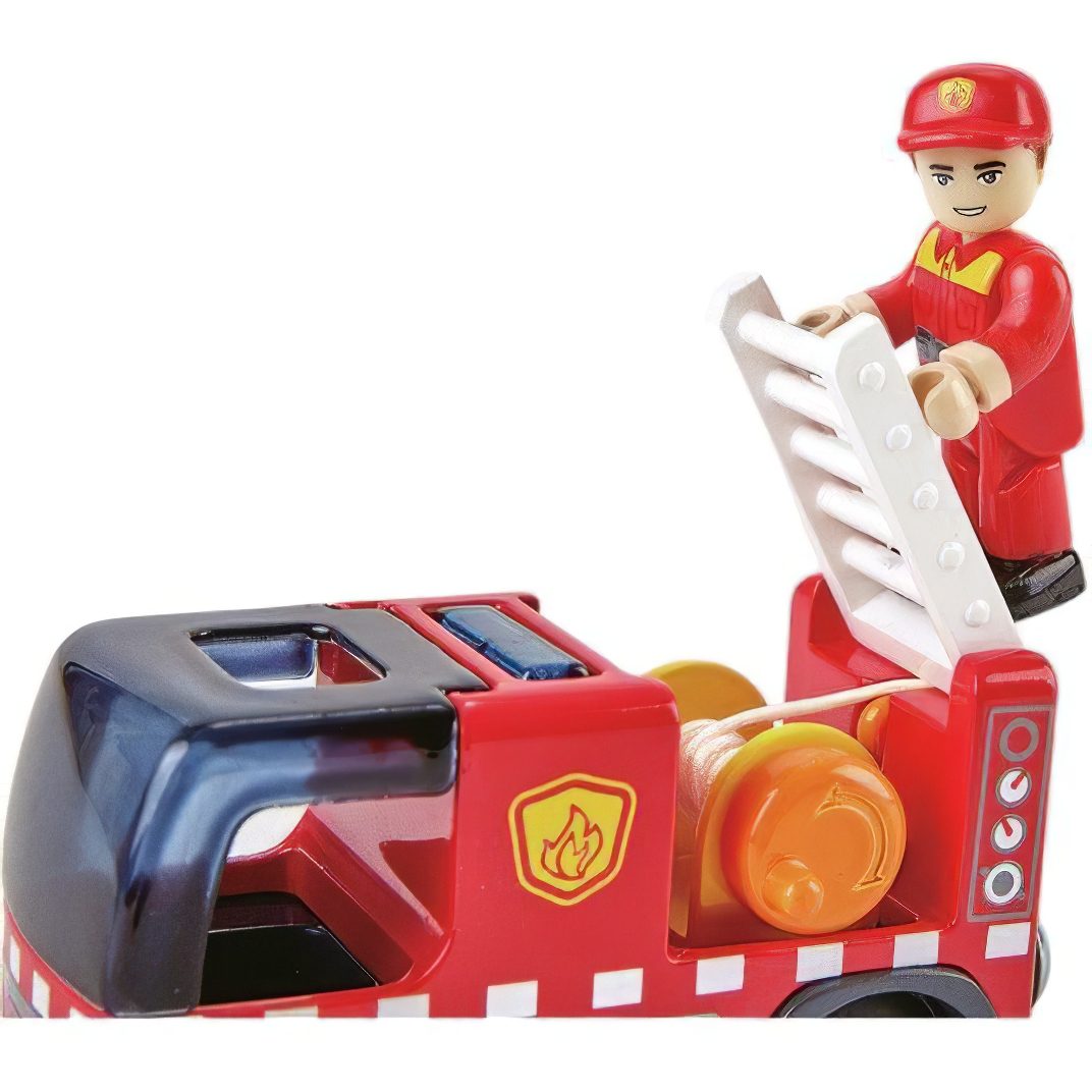 Іграшковий пожежний автомобіль Hape з сиреною (E3737) - фото 5