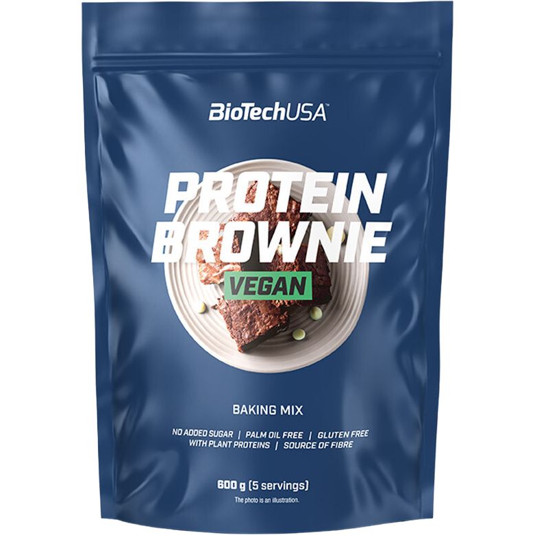 Протеїновий брауні BioTech USA Protein Brownie Vegan 600 г - фото 1