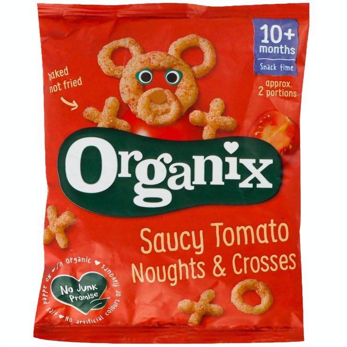 Детские кукурузные снеки Organix Saucy Tomato органические 15 г - фото 1