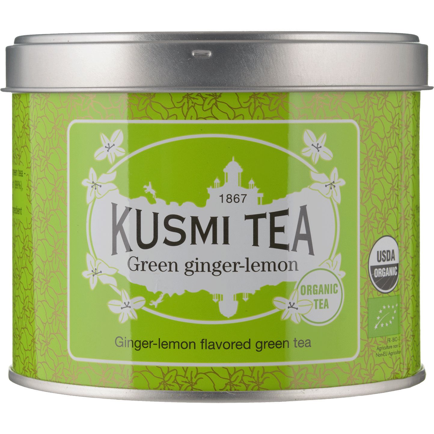 Чай зеленый Kusmi Tea Green Ginger-Lemon органический 100 г - фото 1