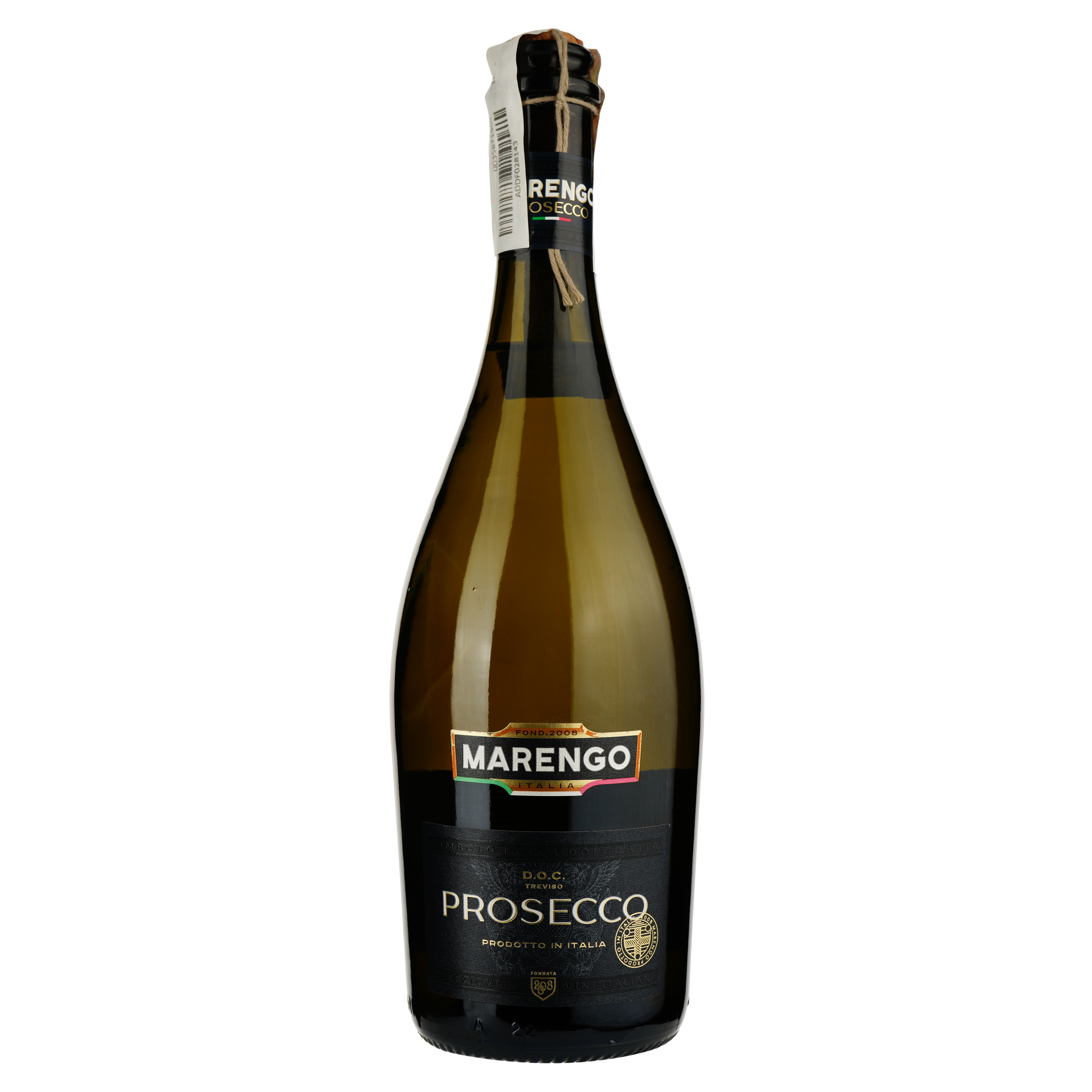 Вино ігристе Marengo Prosecco Treviso, біле, сухе, 10,5%, 0,75 л - фото 1