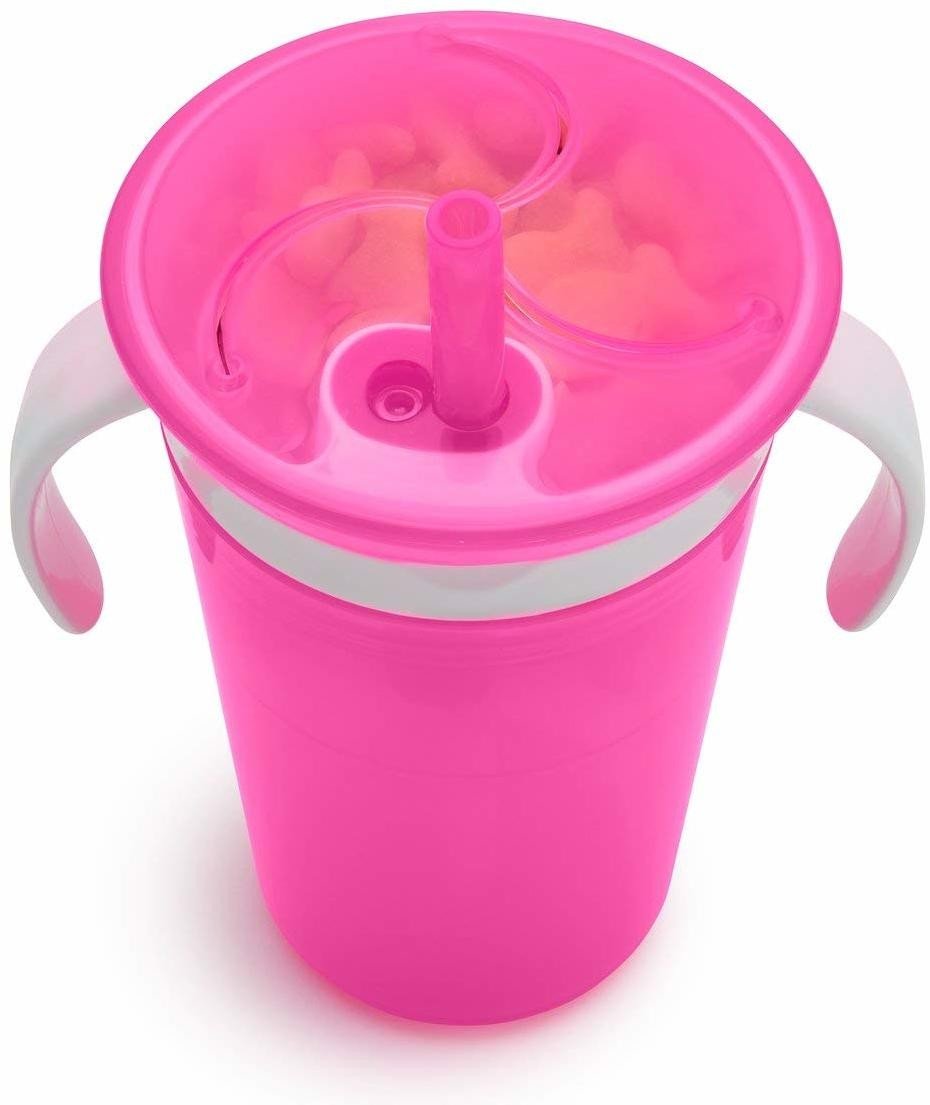 Чашка-контейнер Munchkin Snack and Sip, 266 мл, рожевий (10867.02) - фото 2
