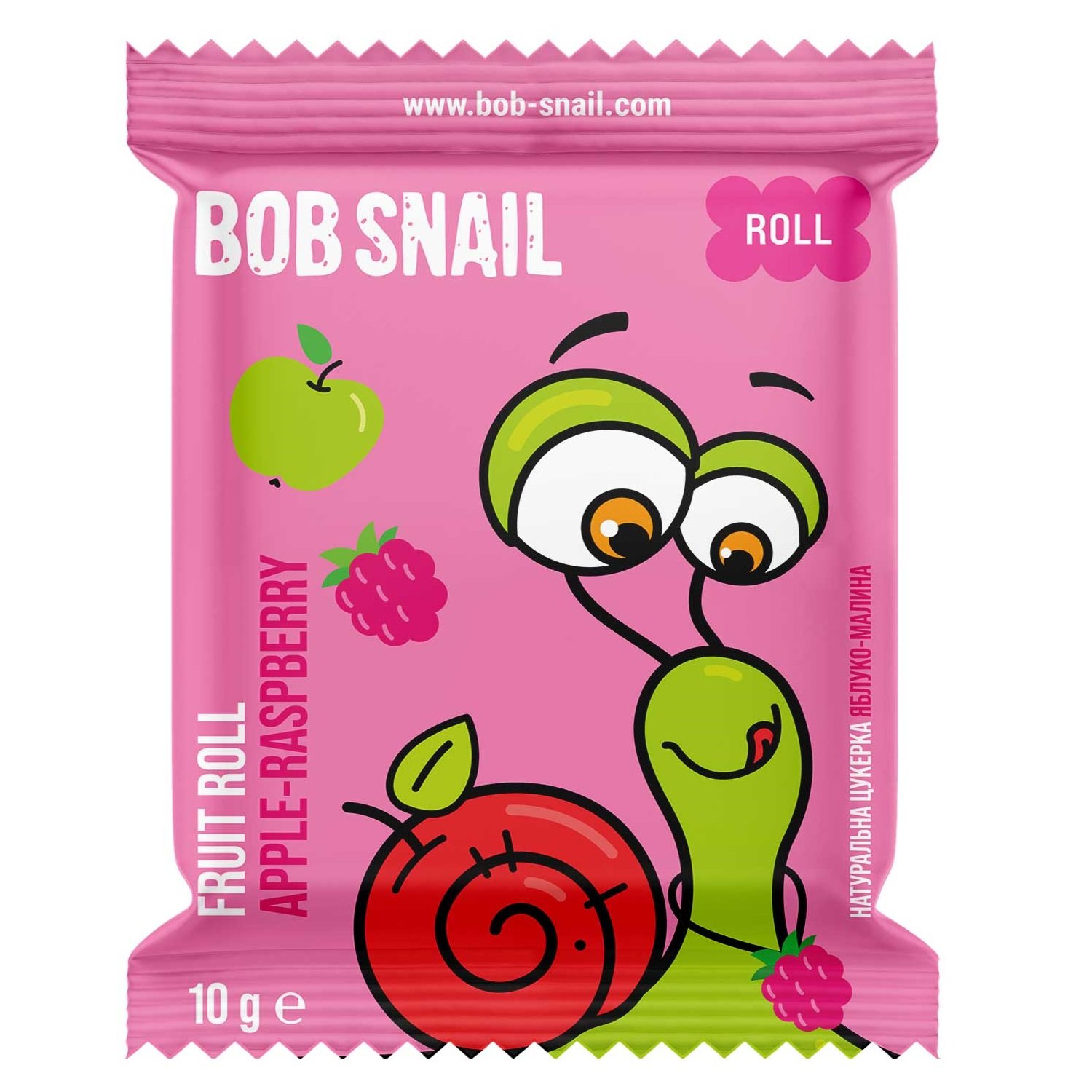 Цукерка Bob Snail Яблуко-Малина 300 г (30 шт. х 10 г) (918699) - фото 2