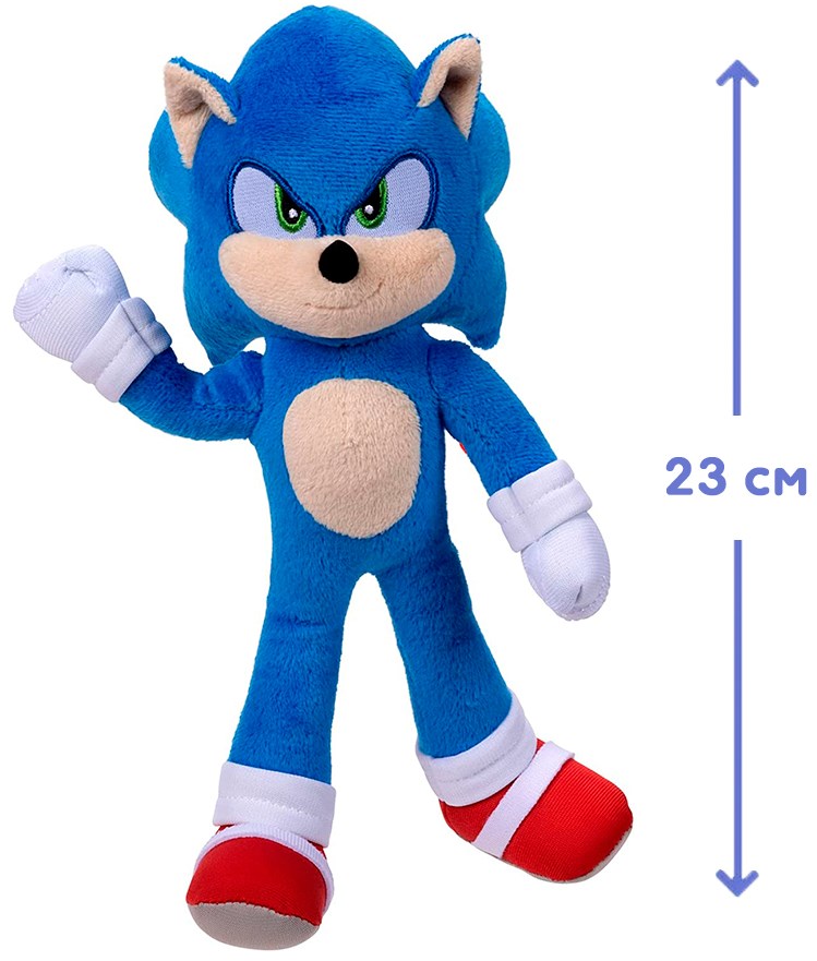 М'яка іграшка Sonic the Hedgehog 2 Сонік, 23 см (41274i) - фото 5
