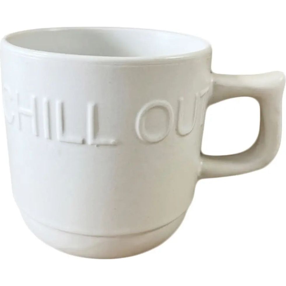 Чашка Limited Edition Chillout 240 мл белая (YF6034-1) - фото 1