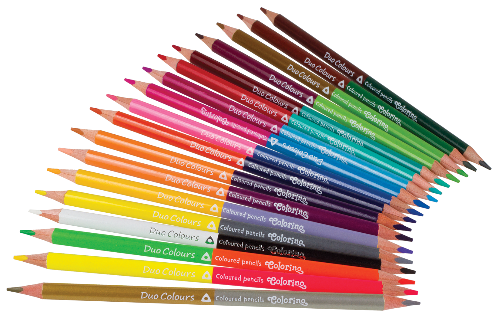 Олівці кольорові Colorino, двосторонні, 36 кольорів, 18 шт. (68512PTR) - фото 3