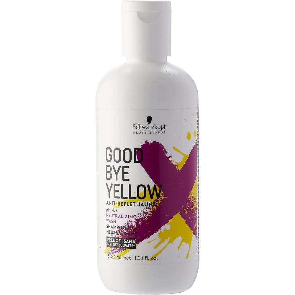 Бессульфатный шампунь с антижелтым эффектом Schwarzkopf Professional Goodbye Yellow 300 мл - фото 1