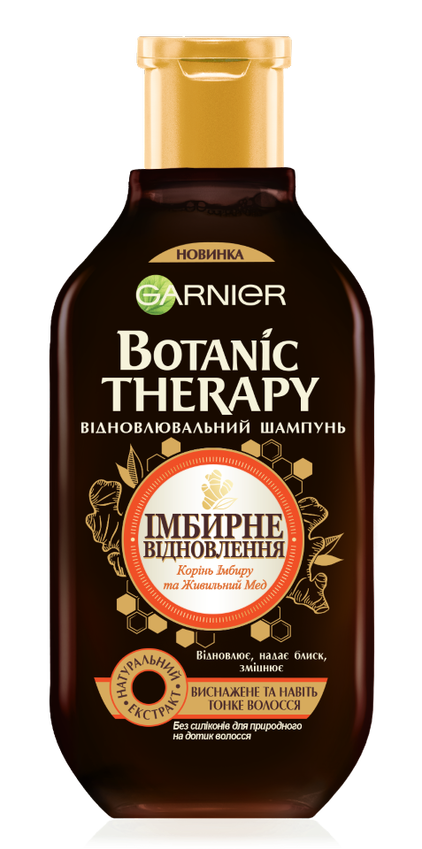 Шампунь Garnier Botanic Therapy Імбирне Відновлення, для тонкого волосся, 250 мл - фото 1