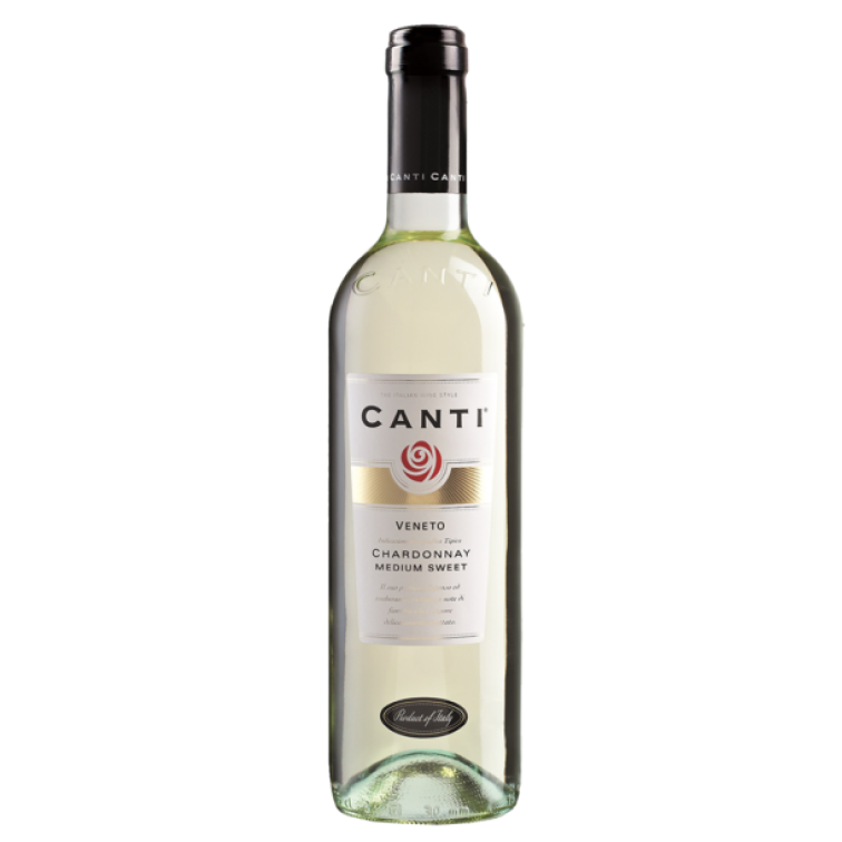 Вино Canti Chardonnay Veneto Medium Sweet, 11,5%, 0,75 л - фото 1