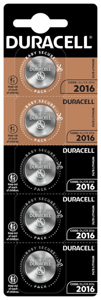 Батарейки Duracell HSDC 2016 5X1, 5 шт. (5008241) - фото 1