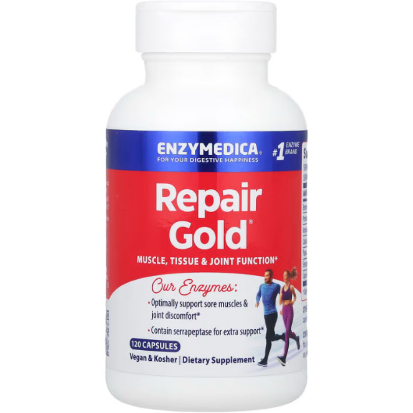 Серрапептаза для суглобів Enzymedica Repair Gold 120 капсул - фото 1