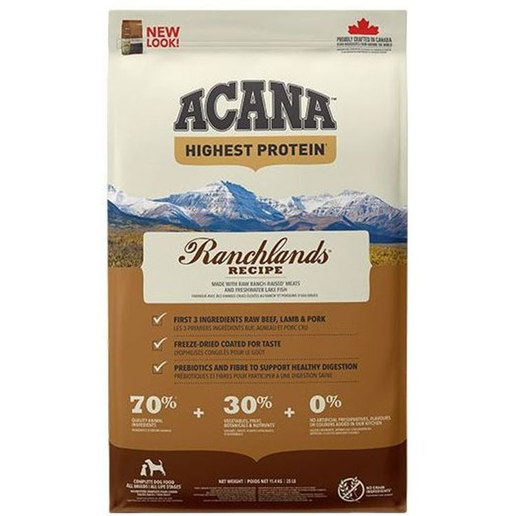 Сухий корм для собак Acana Ranchlands Dog Recipe, 11.4 кг - фото 1
