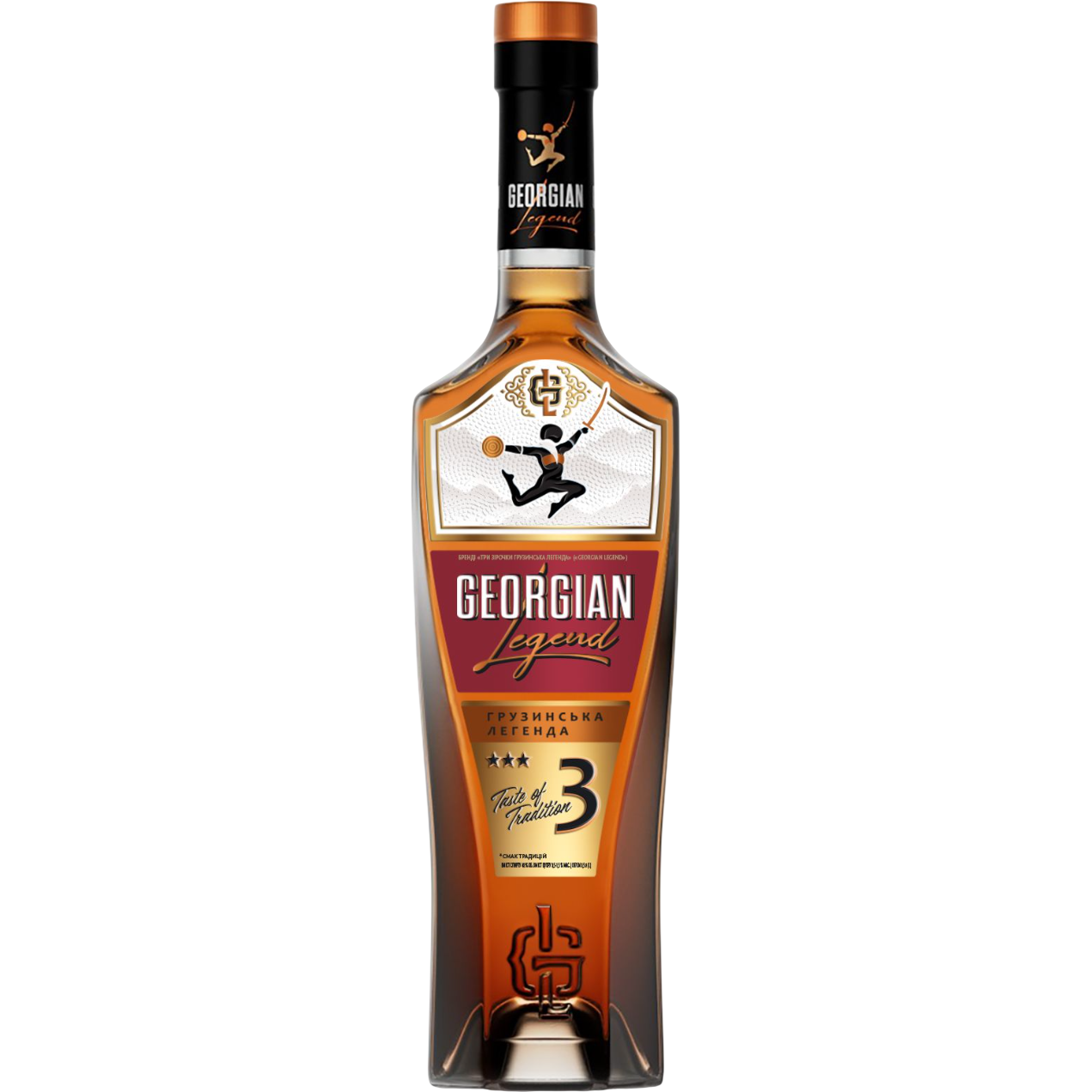 Бренди Georgian Legend 3 звезды, 40%, 0,5 л купить в Киеве