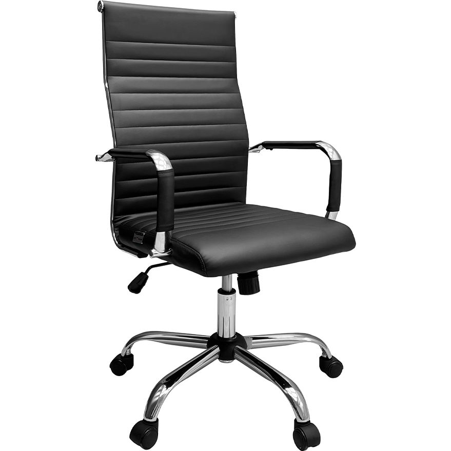 Кресло офисное Richman Балі Люкс Хром M-1 Tilt черный (RCM-1005) - фото 1