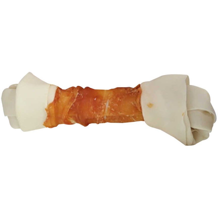 Лакомство для собак Croci King Bone Chicken кость жилистая узловая с курицей 15 см 45 г - фото 1