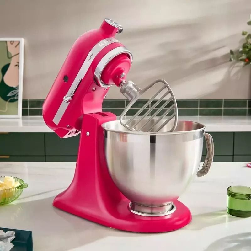 Планетарный миксер KitchenAid Artisan 4.7 л гибискус (5KSM195PSEHI) - фото 8