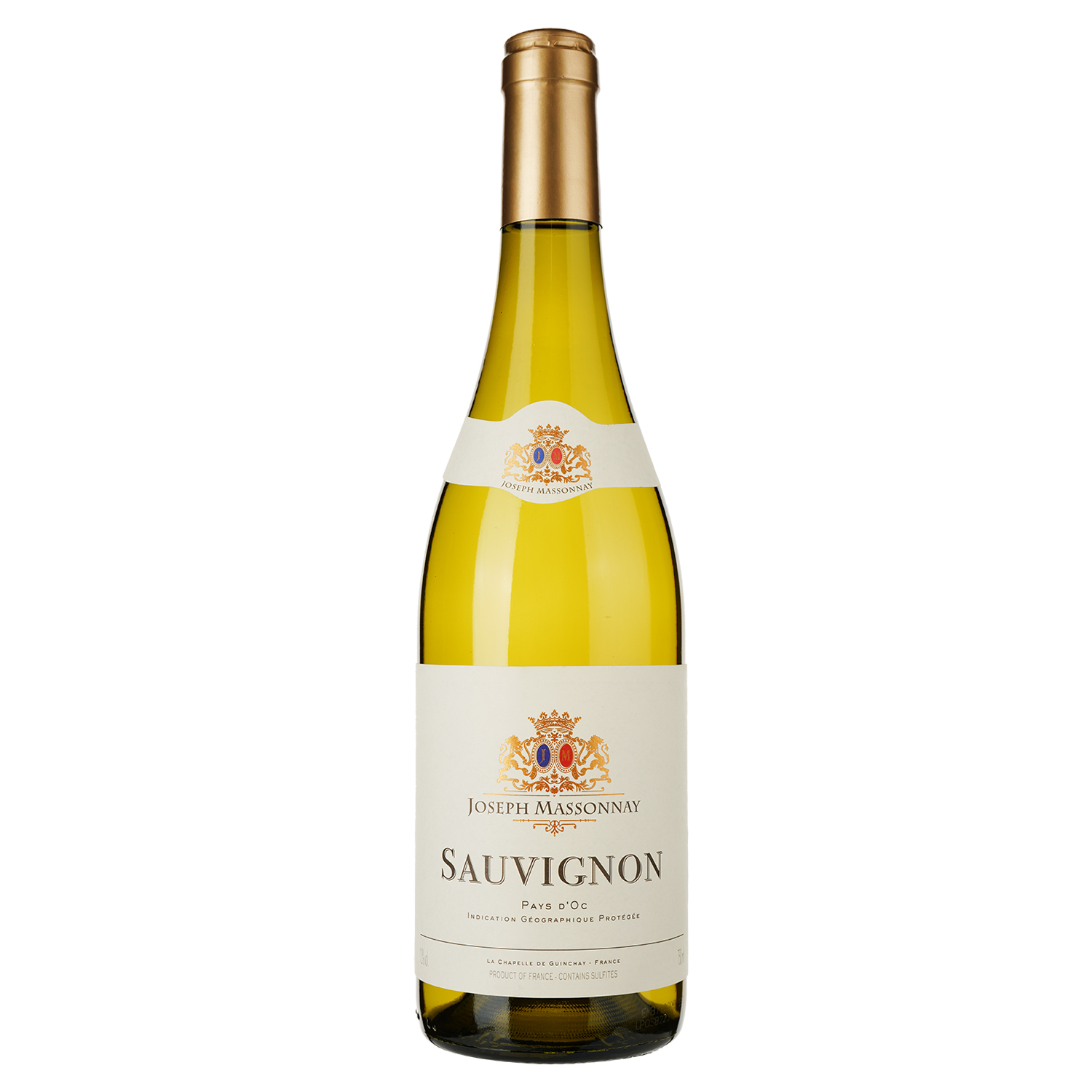 Вино Maison Jean Loron Joseph Massonnay Sauvignon Blanc IGP Pays d'Oc, белое, сухое, 0,75 л - фото 1