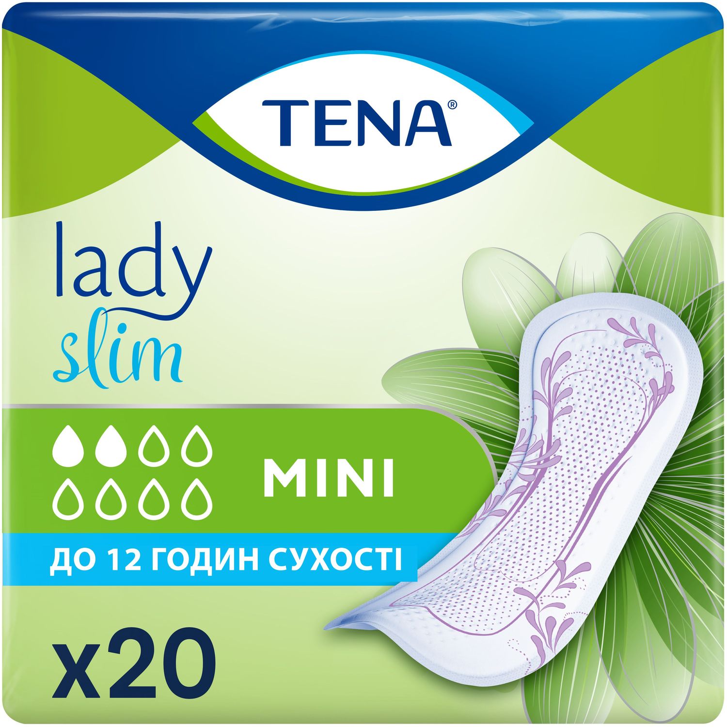 Урологічні прокладки Tena Lady Slim Mini 20 шт. - фото 1