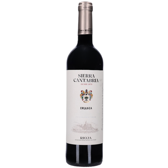 Вино Sierra Cantabria Rioja Crianza, красное, сухое, 14,5%, 0,75 л - фото 1