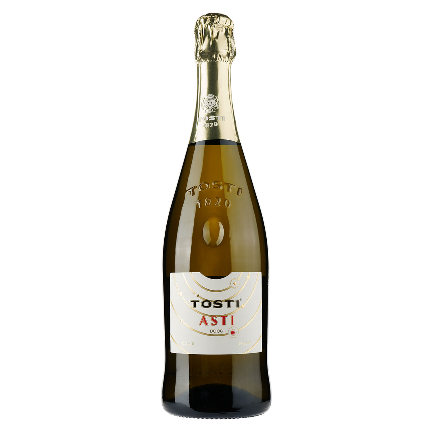 Ігристе вино Tosti Asti DOCG, біле, солодке, 7,5%, 0,75 л - фото 1
