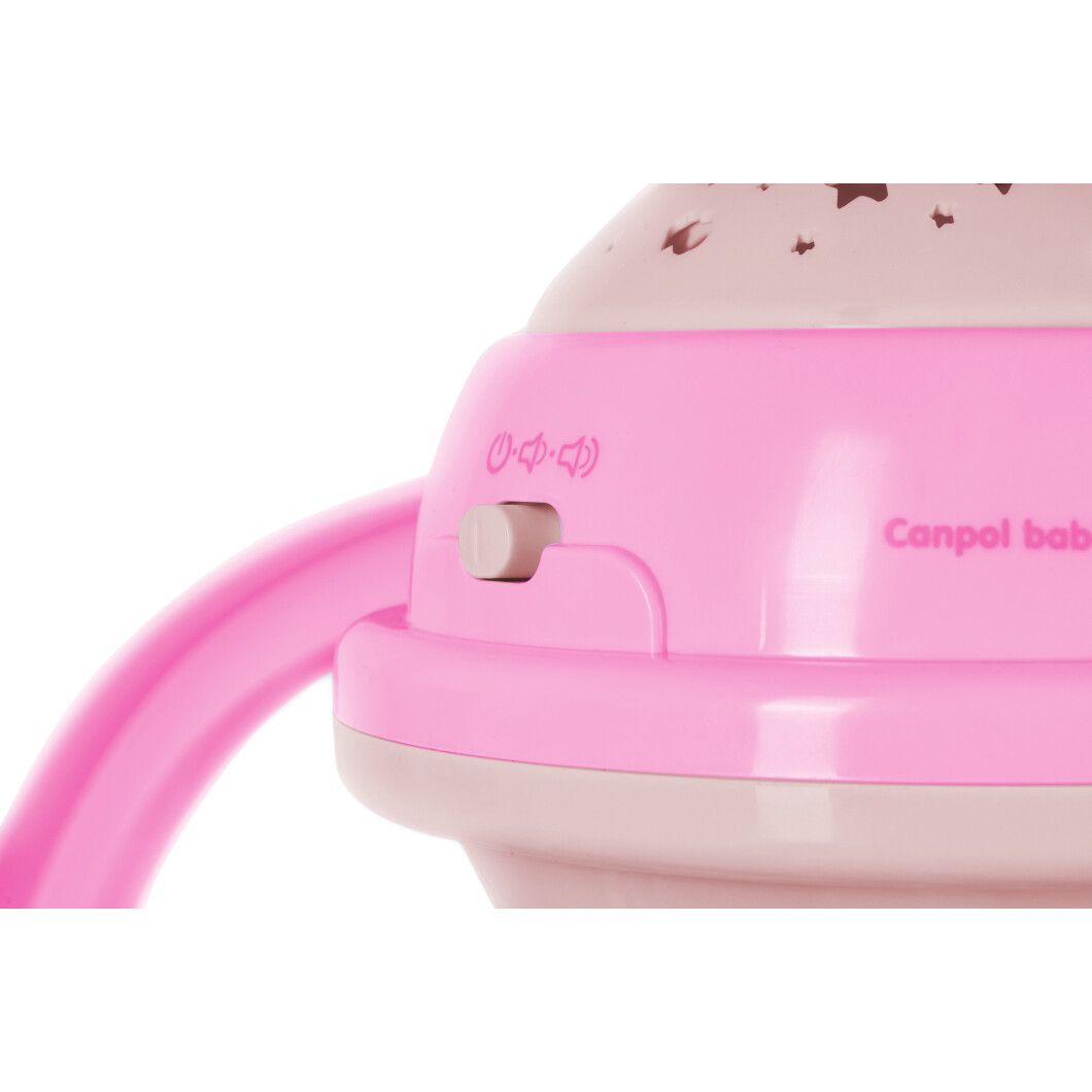 Електричний музичний мобіль з проектором Canpol babies, рожевий (75/100_pin) - фото 4