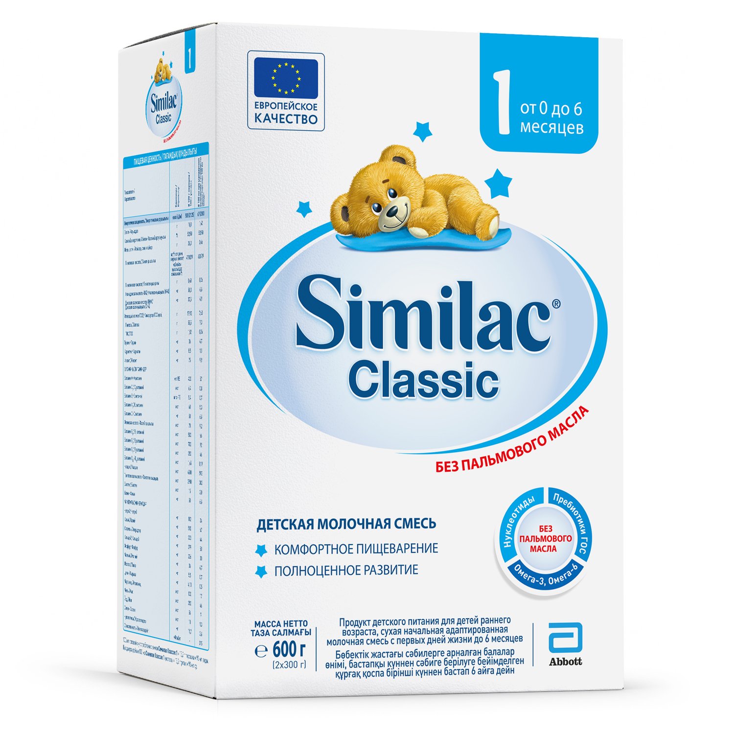 Сухая молочная смесь Similac Classic 1, 600 г - фото 1