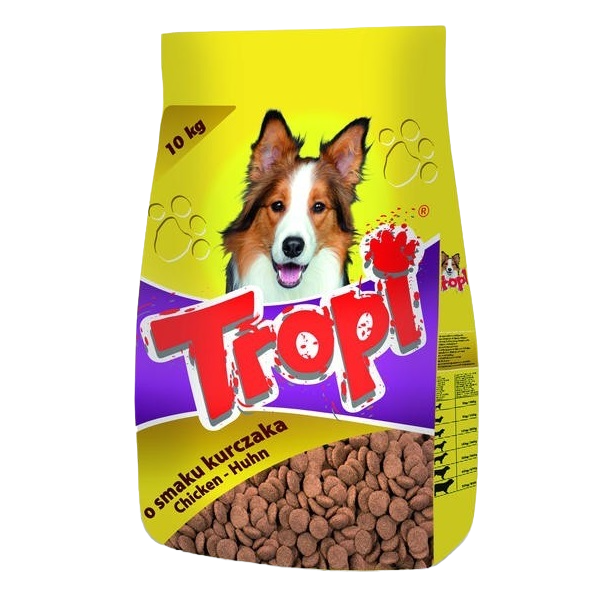 Сухий корм для дорослих собак Tropi, з куркою, 10 кг - фото 1