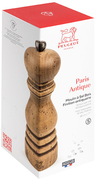 Мельница для соли Peugeot Paris Antique, 18 см, бежевая (30964_BS) - фото 6