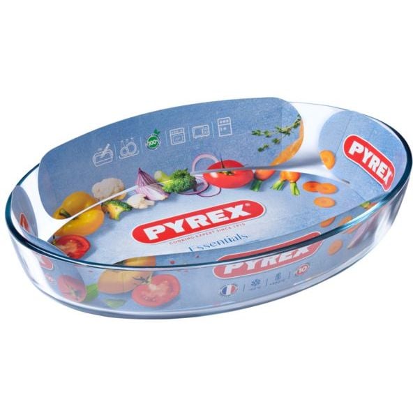 Форма для запікання Pyrex Essentials овальна, скляна, 35х24х6см (346B000/7646) - фото 1