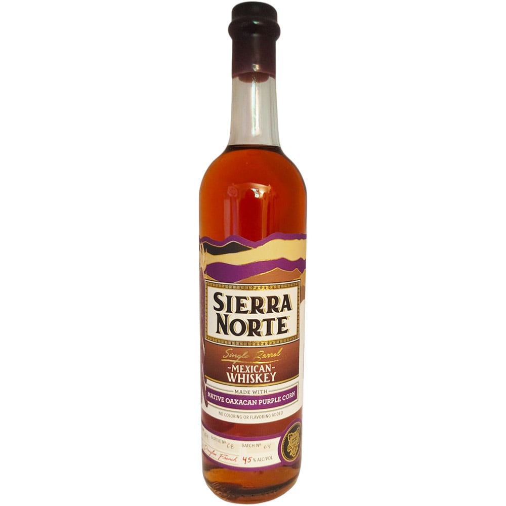 Виски Sierra Norte Whiskey Purple Corn Mexican Whiskey 45% 0.7 л - фото 1
