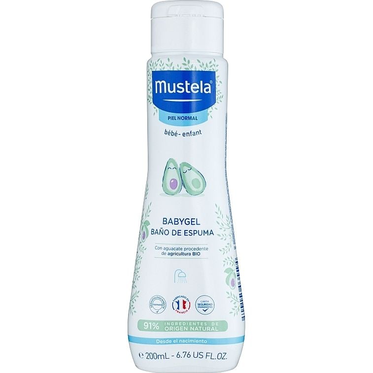 Дитяча піна для ванни Mustela Babygel 200 мл - фото 1