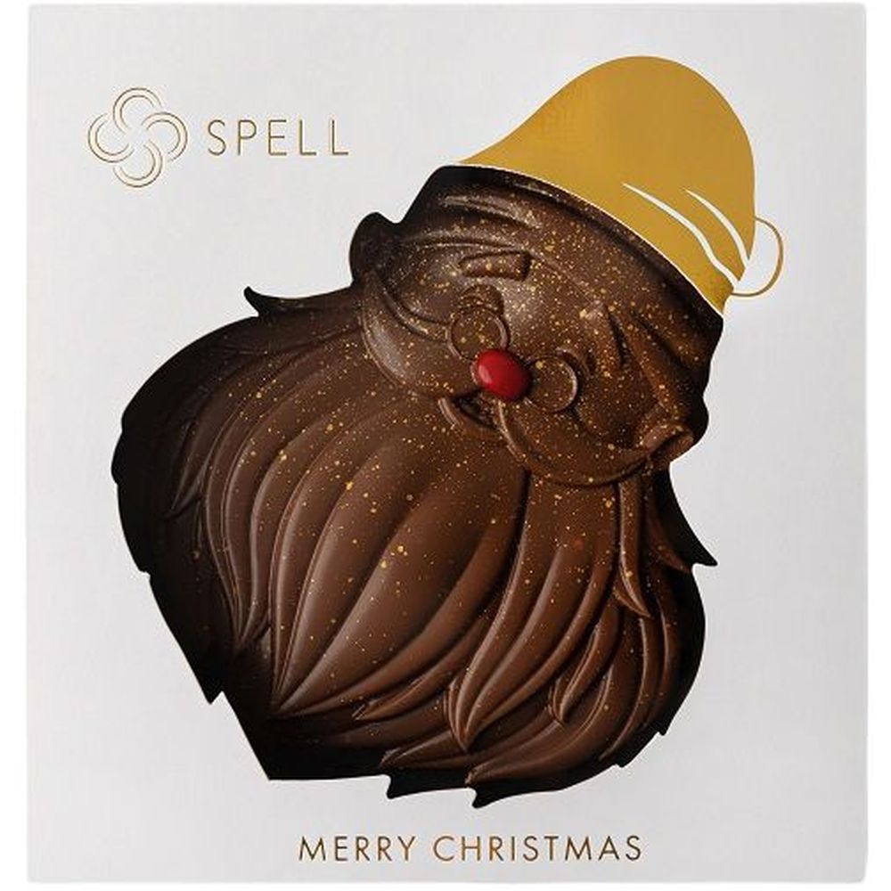 Шоколад молочный Spell Санта с орехами 90 г - фото 1