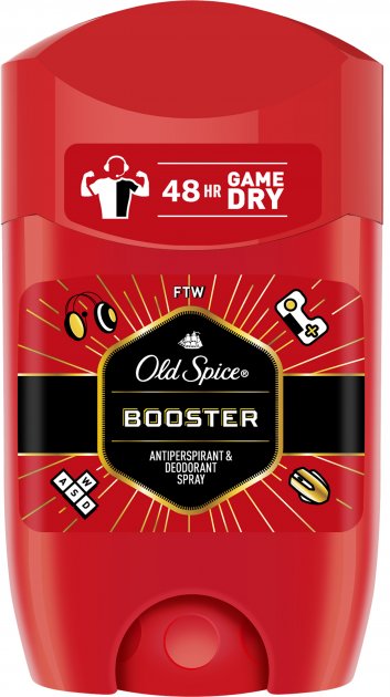 Твердый дезодорант-антиперспирант Old Spice Booster, 50 мл - фото 1