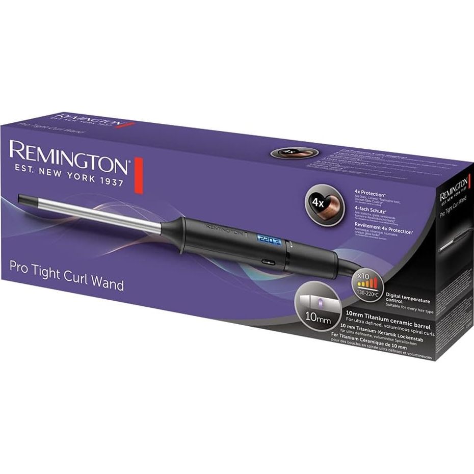 Плойка Remington Pro Tight Curl Wand CI6X10 серо-черная - фото 5