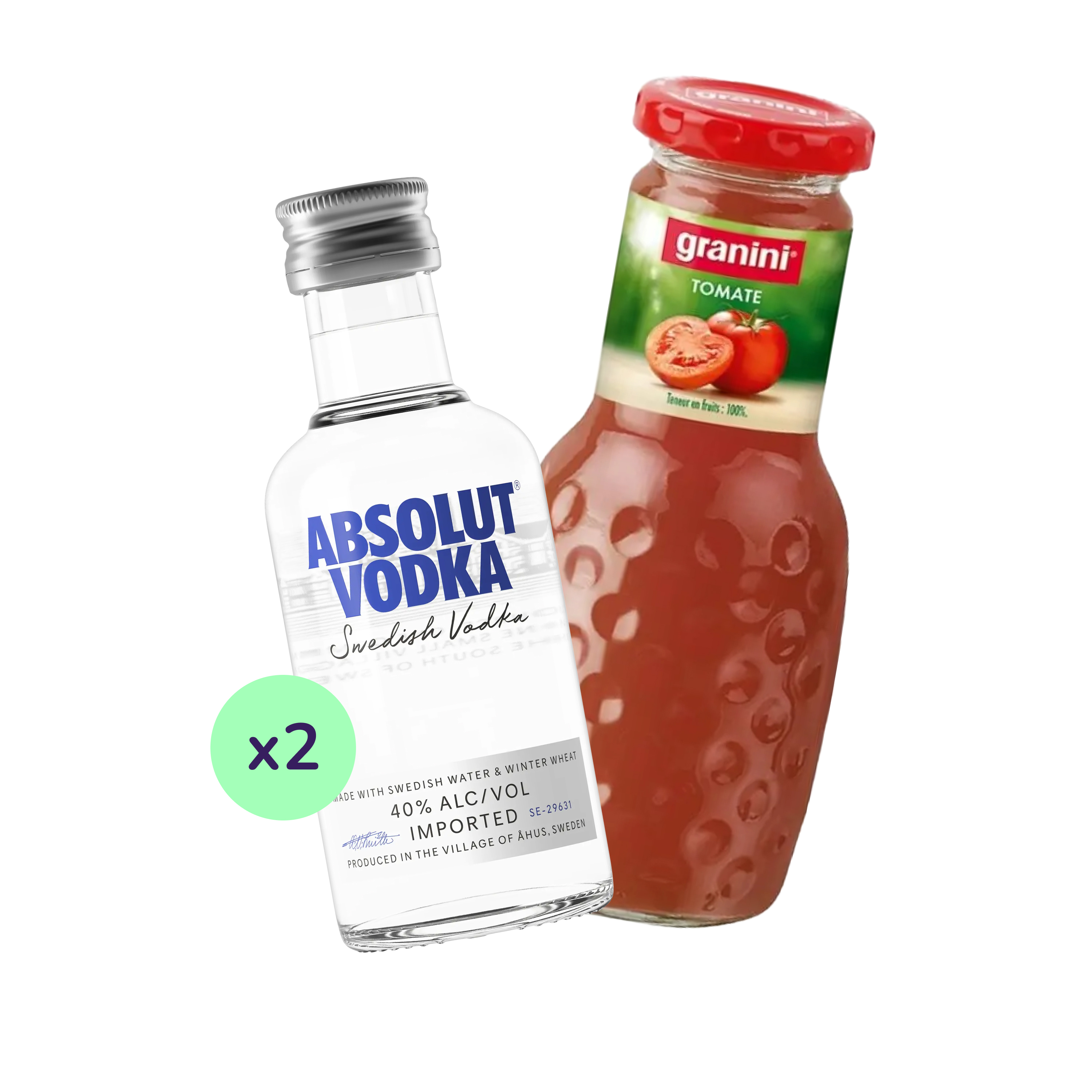Коктейль Bloody Mary (набор ингредиентов) х2 на основе Absolut - фото 2
