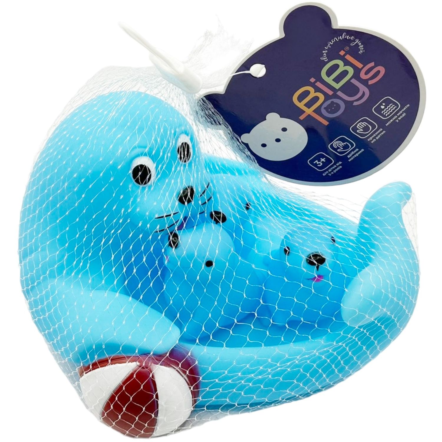 Набір іграшок для купання Bibi Toys Морський котик 4 шт. (760868BT) - фото 2