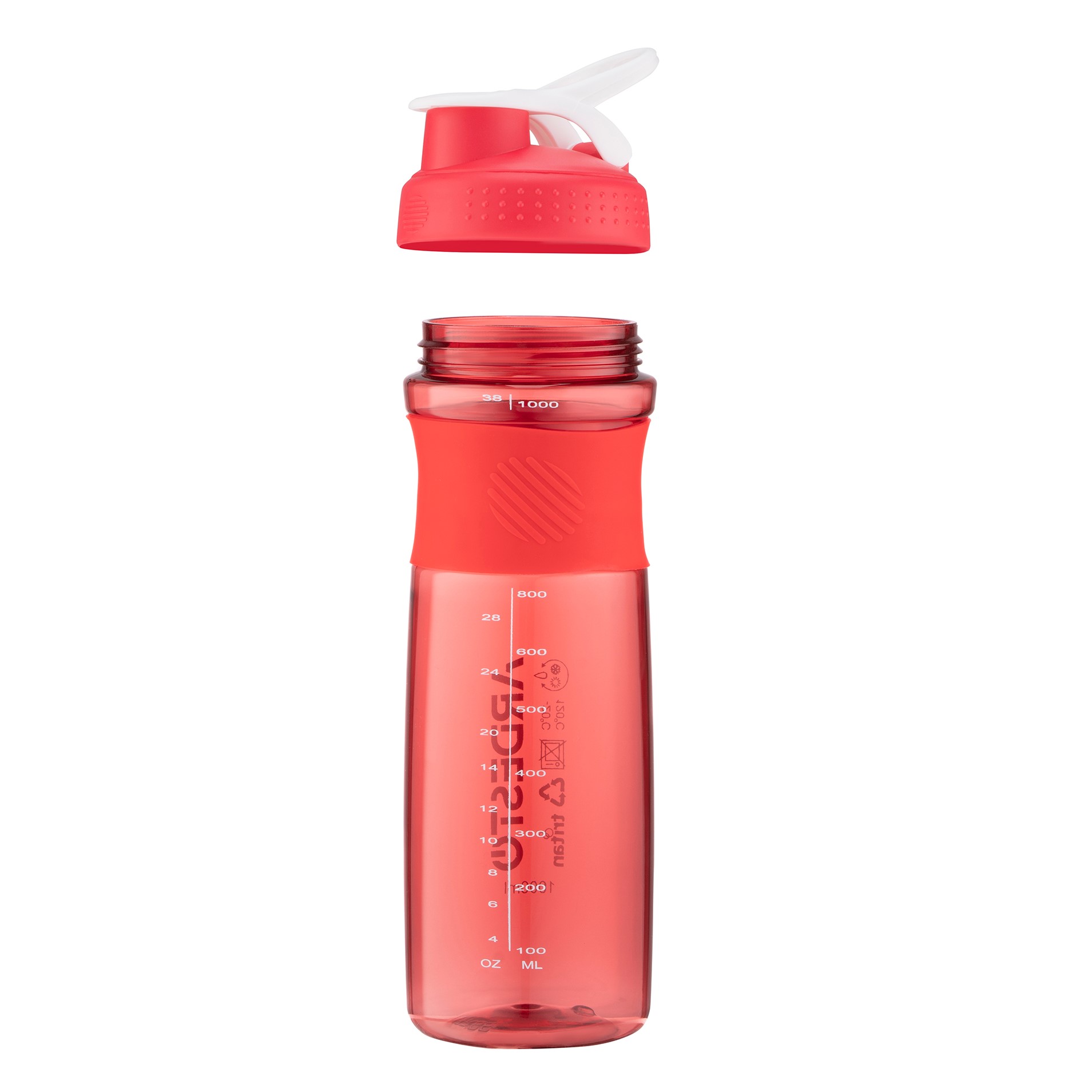 Пляшка для води Ardesto Smart bottle, 1000 мл, червона (AR2204TR) - фото 2