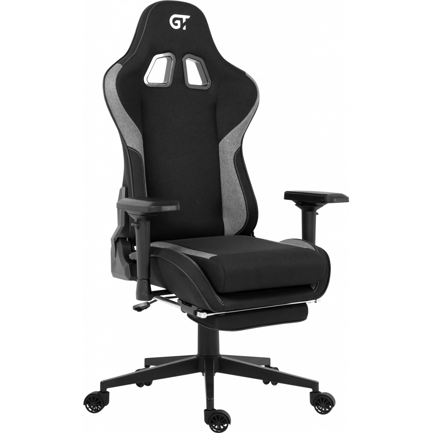 Геймерское кресло GT Racer X-2308 Fabric Blac/Gray (X-2308 Fabric Black/Gray) - фото 3