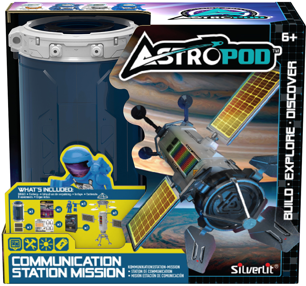 Ігровий набір із фігуркою Silverlit Astropod Місія Побудуй станцію зв'язку (80333) - фото 1