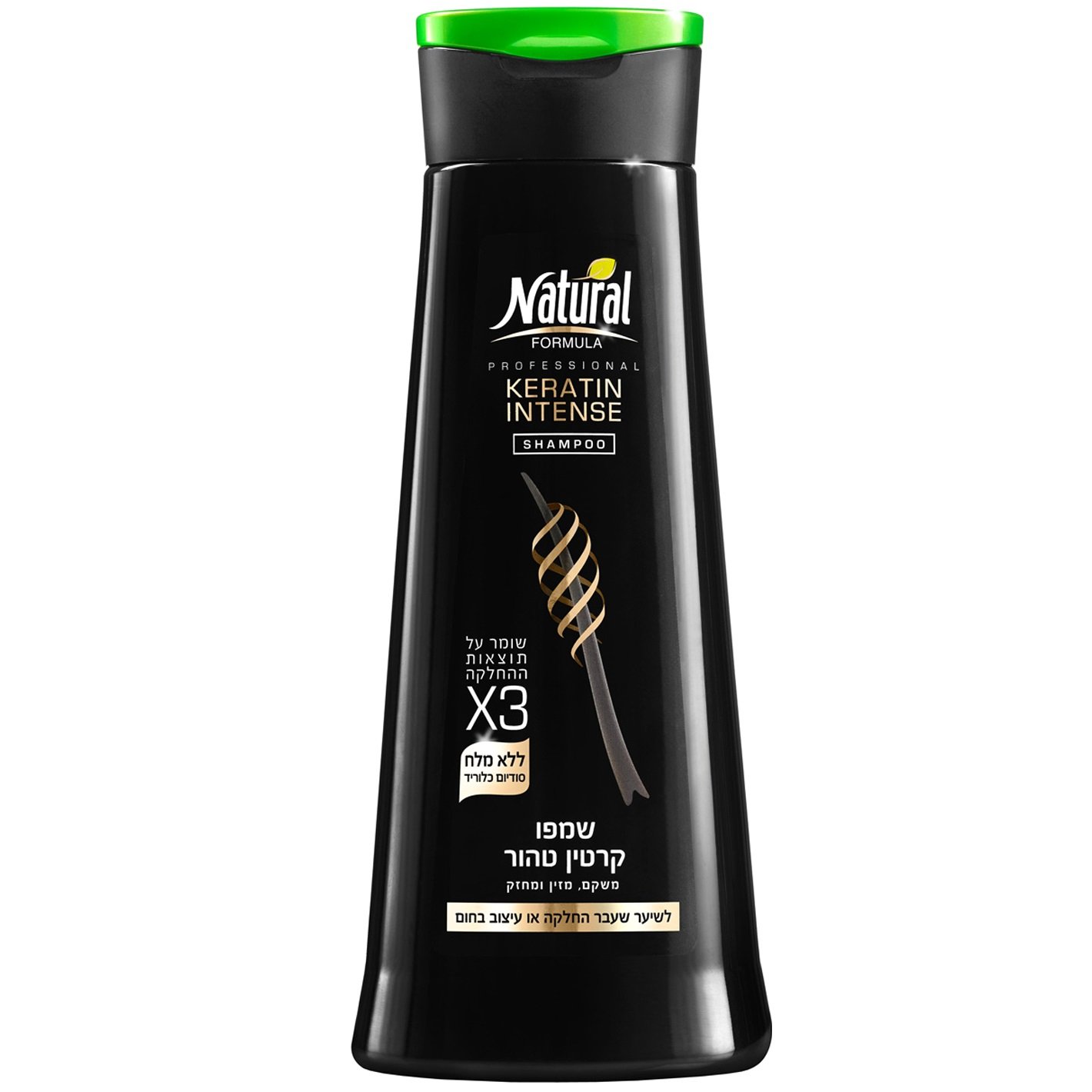 Интенсивный шампунь для волос Natural Formula Keratin Intense Shampoo, 400 мл - фото 1