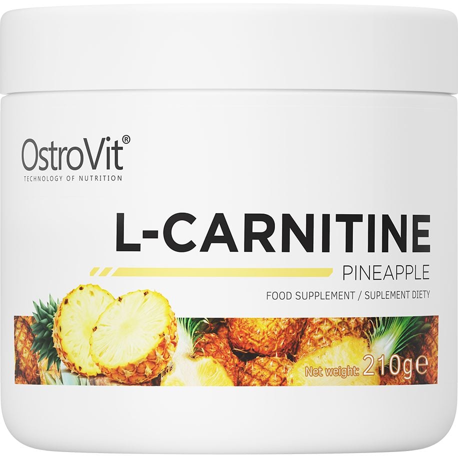 Карнітин OstroVit L-Carnitine powder Ананас 210 г - фото 1