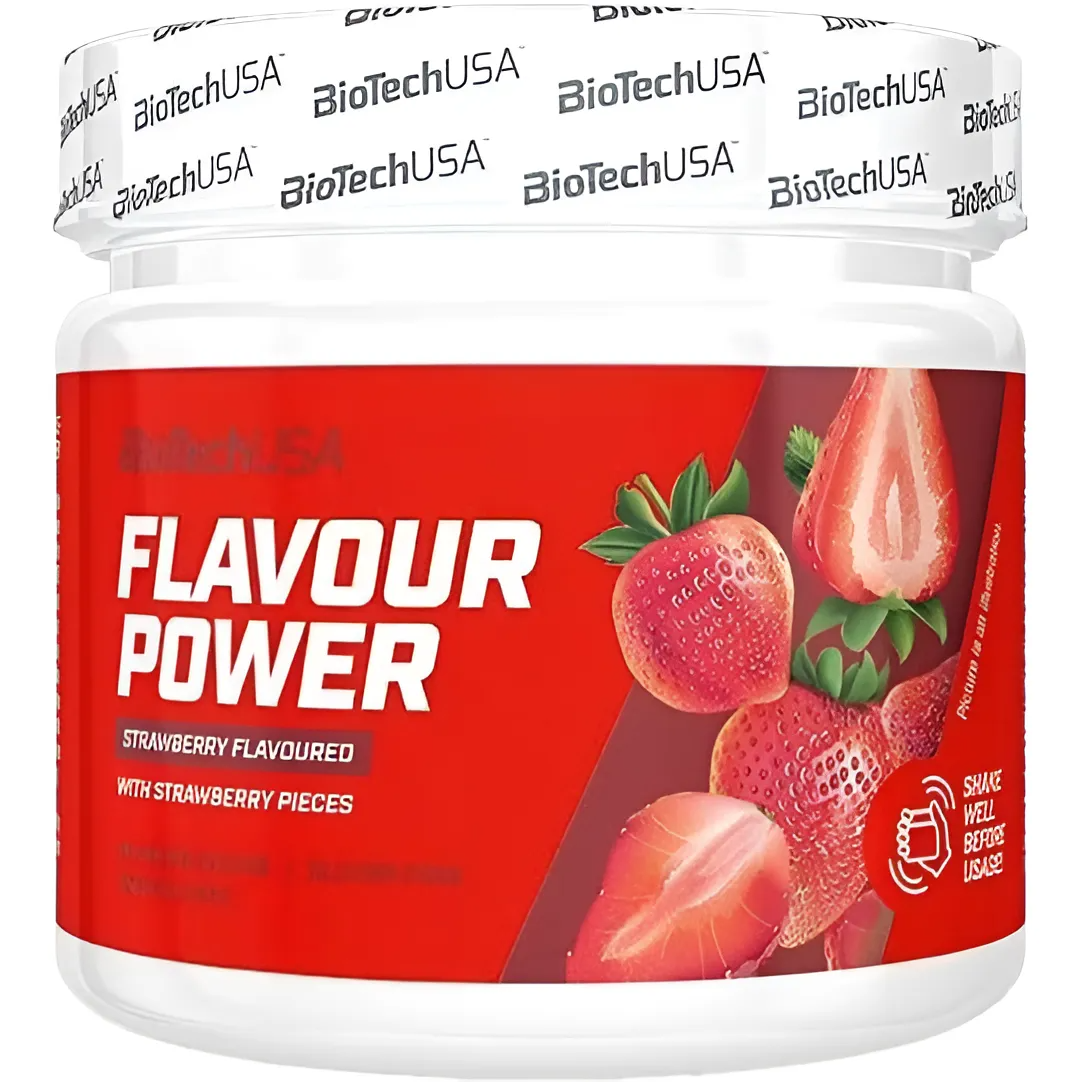 Підсолоджувач BiotechUSA Flavour Power Strawberry 160 г - фото 1