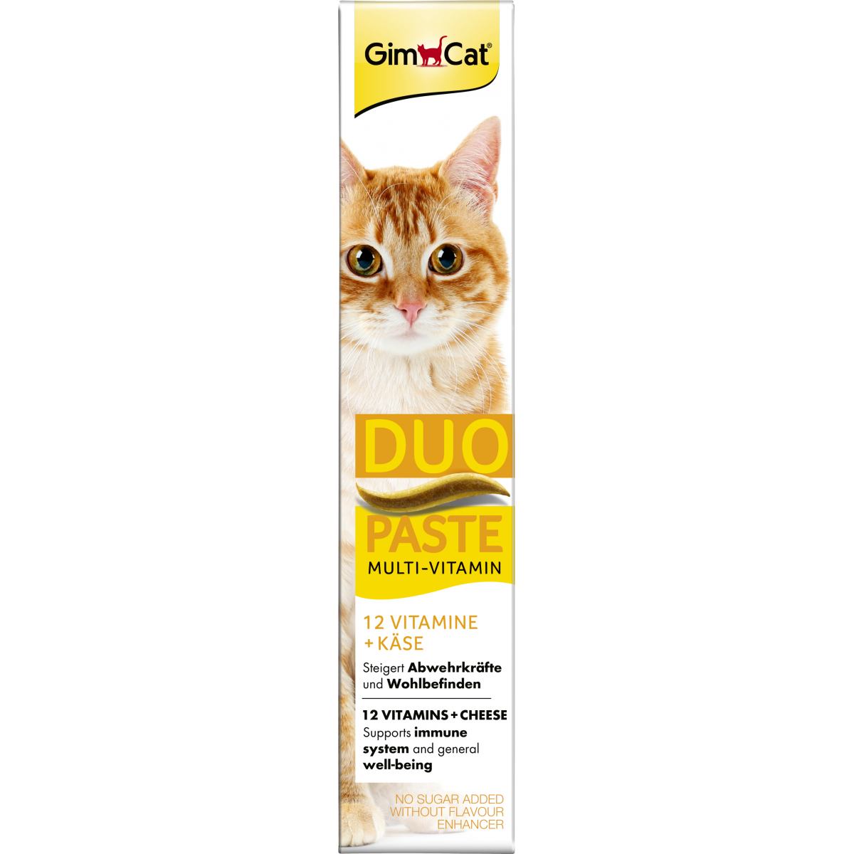 Лакомство для кошек GimCat Duo-Paste Мультивитамин + сыр, 50 г (G-421025) - фото 1