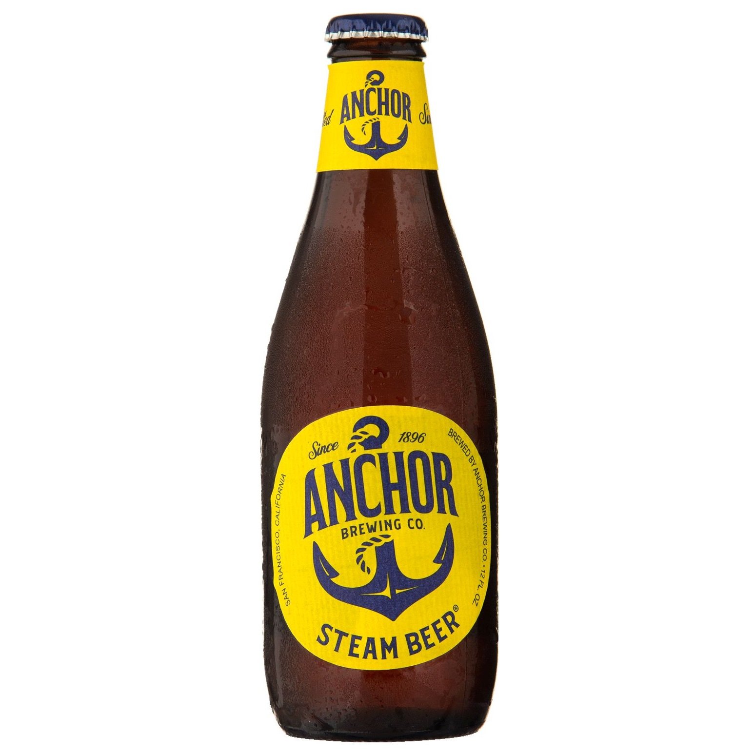 Пиво Anchor Steam Beer, янтарное, 4,9%, 0,355 л (19386) - фото 1