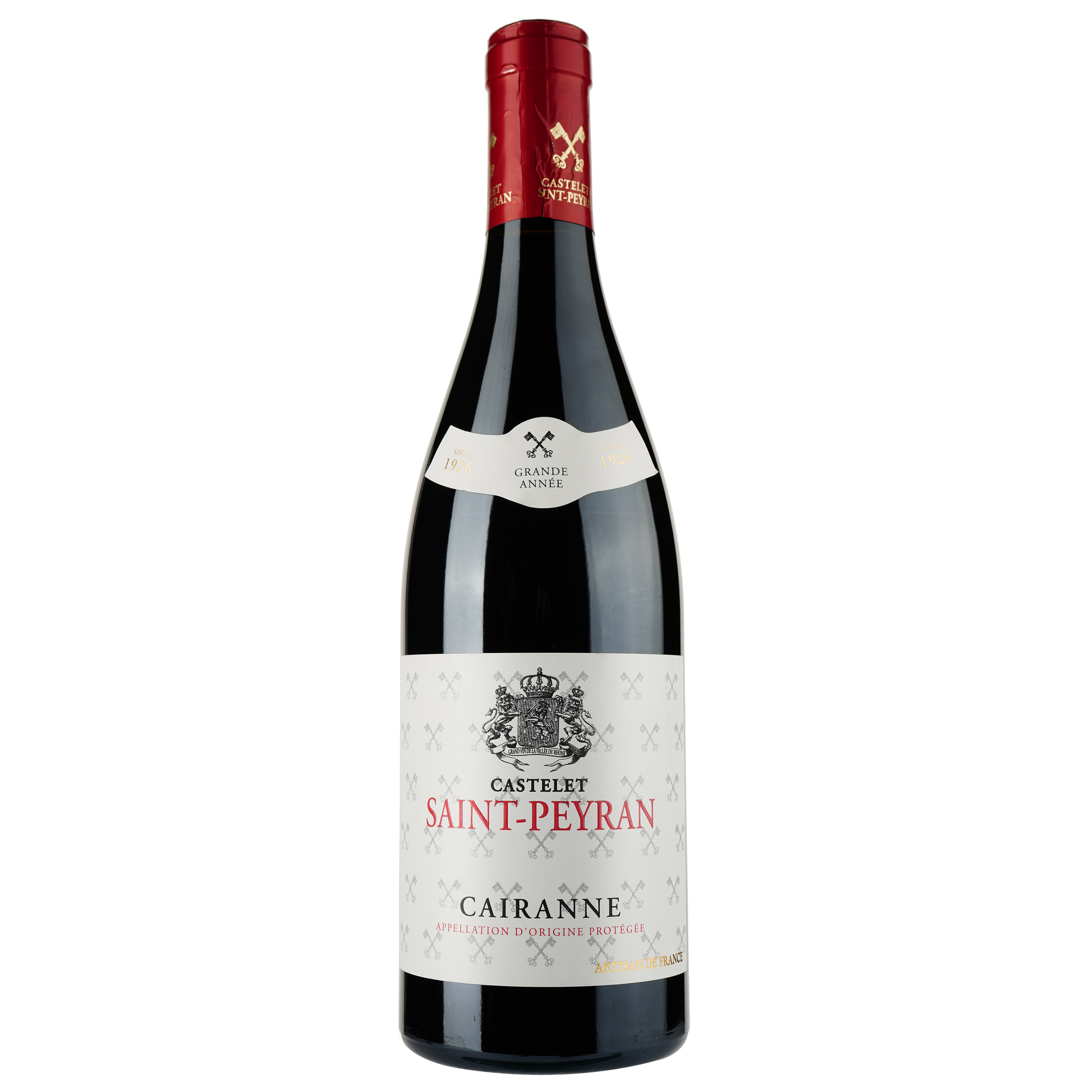 Вино Castelet Saint Peyran 2018 Cairanne AOP, червоне, сухе, 0,75 л - фото 1
