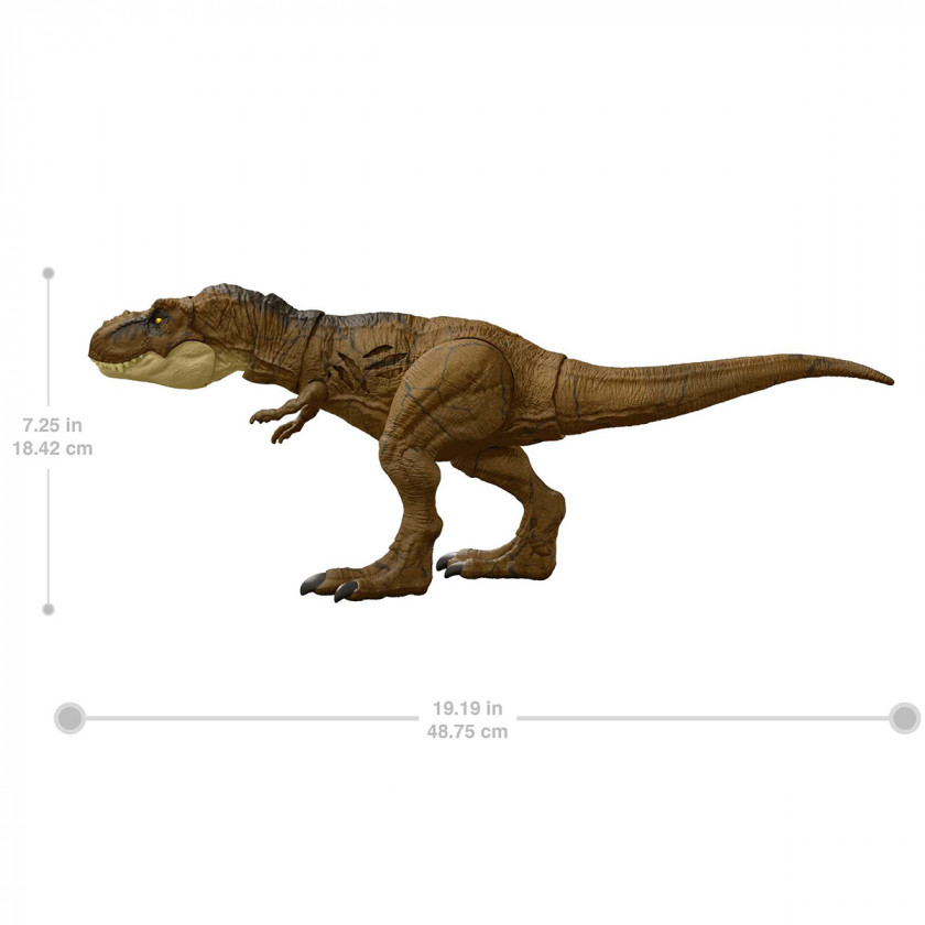 Увеличенная фигурка Аллозавра Jurassic World Опасные противники из фильма Мир Юрского периода (HFK06) - фото 7