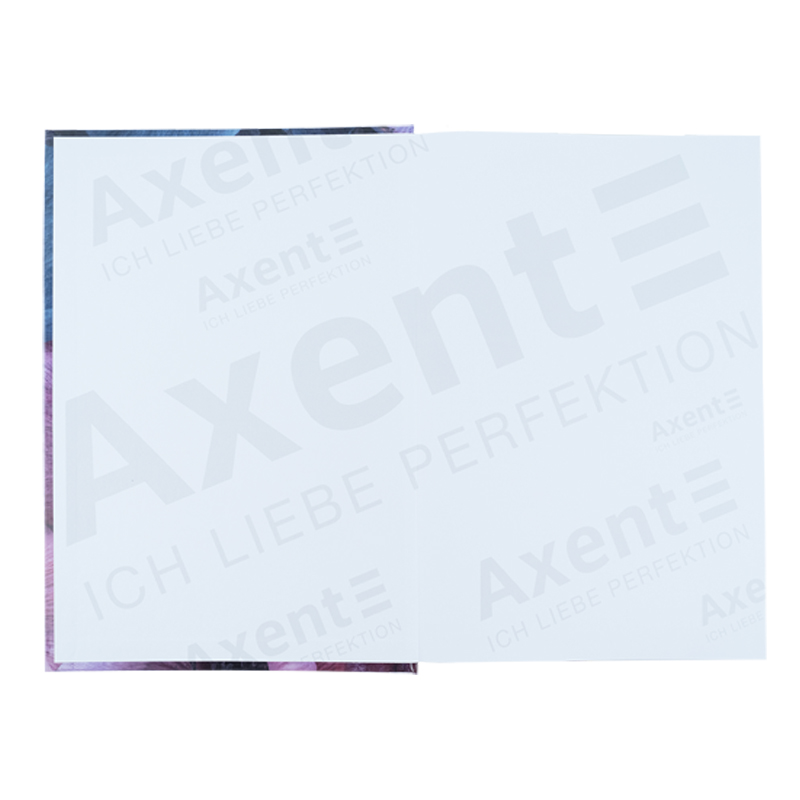 Книга записна Axent Flora A4 в клітинку 192 аркуша фіолетова (8423-25-A) - фото 2