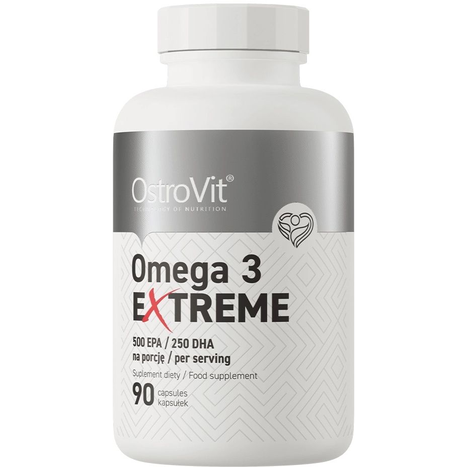 Жирные кислоты OstroVit Omega 3 Extreme 90 капсул - фото 1