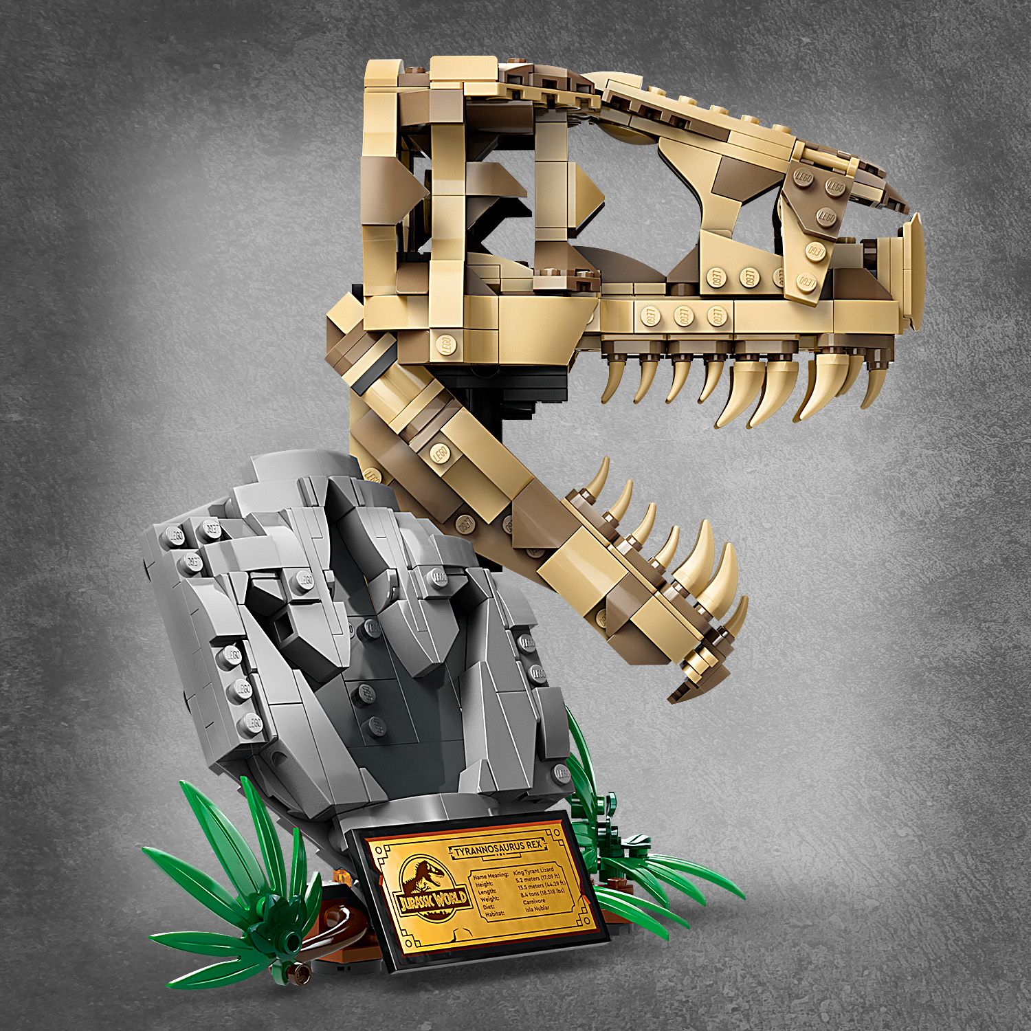 Конструктор LEGO Jurassic World Окаменелости динозавров: череп тираннозавра 577 детали (76964) - фото 7